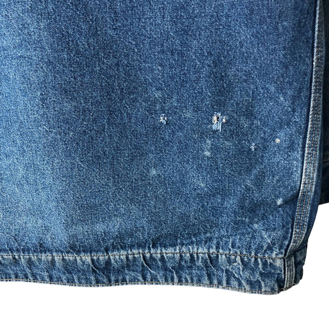 Vintage 80s-90'S Roebucks denim coverall, made in the USA, size L, men's cotton blue type Vintage Second Hand