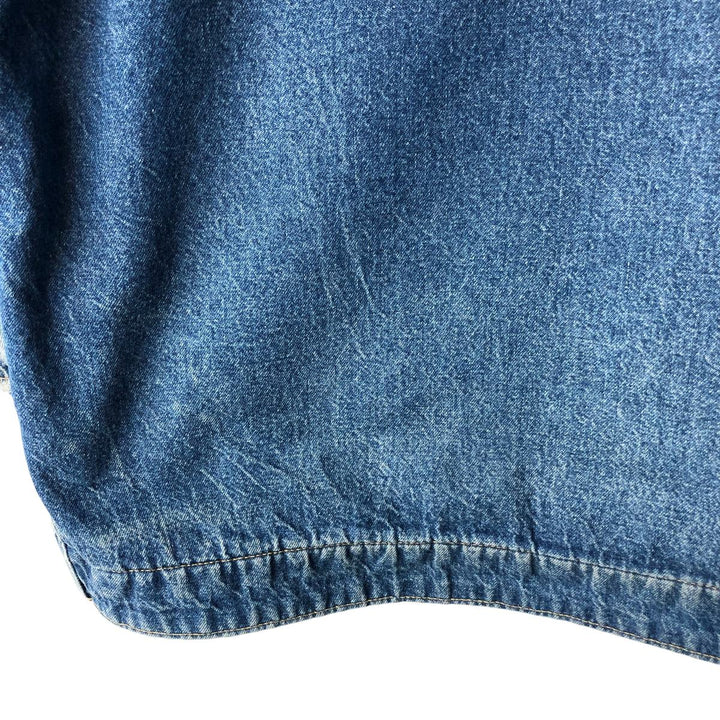 Vintage 80s-90'S Roebucks denim coverall, made in the USA, size L, men's cotton blue type Vintage Second Hand