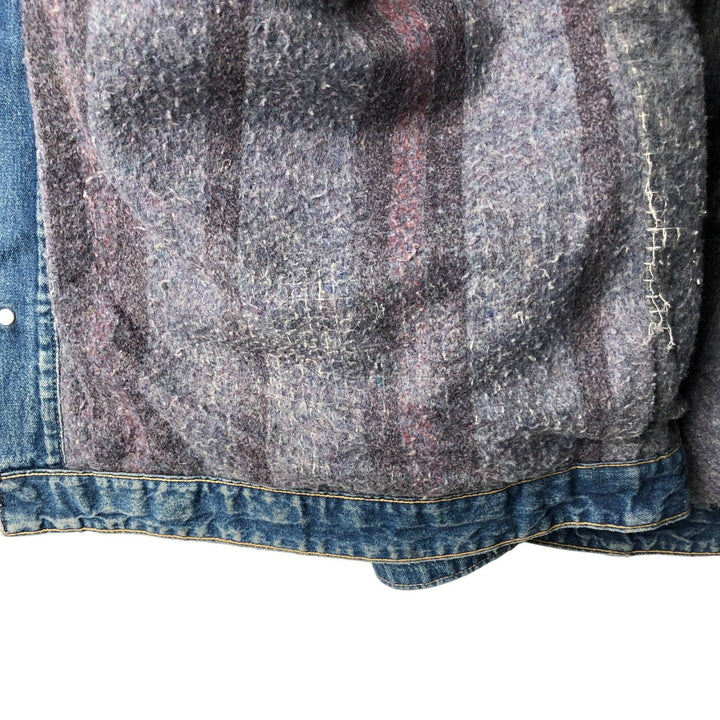 Vintage 80s-90'S Roebucks denim coverall, made in the USA, size L, men's cotton blue type Vintage Second Hand