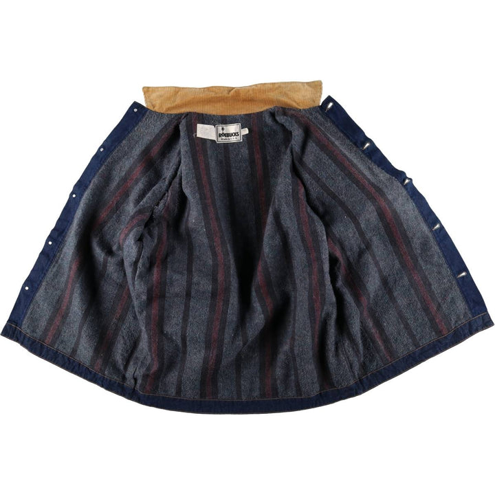 Vintage 90'S Roebucks Bat-Dye Denim Coverall, Men's XXL unclear navy blue type Vintage Second Hand