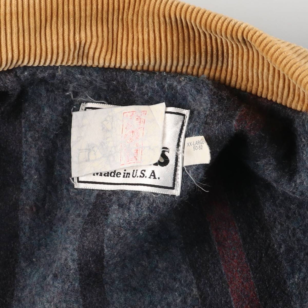 Vintage 90'S Roebucks Bat-Dye Denim Coverall, Men's XXL unclear navy blue type Vintage Second Hand