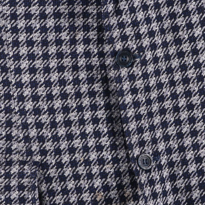 The Denver Houndstooth Pattern Tailored Jacket, Men's Size Small unclear gray type Vintage Second Hand
