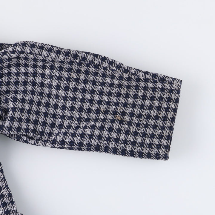 The Denver Houndstooth Pattern Tailored Jacket, Men's Size Small unclear gray type Vintage Second Hand