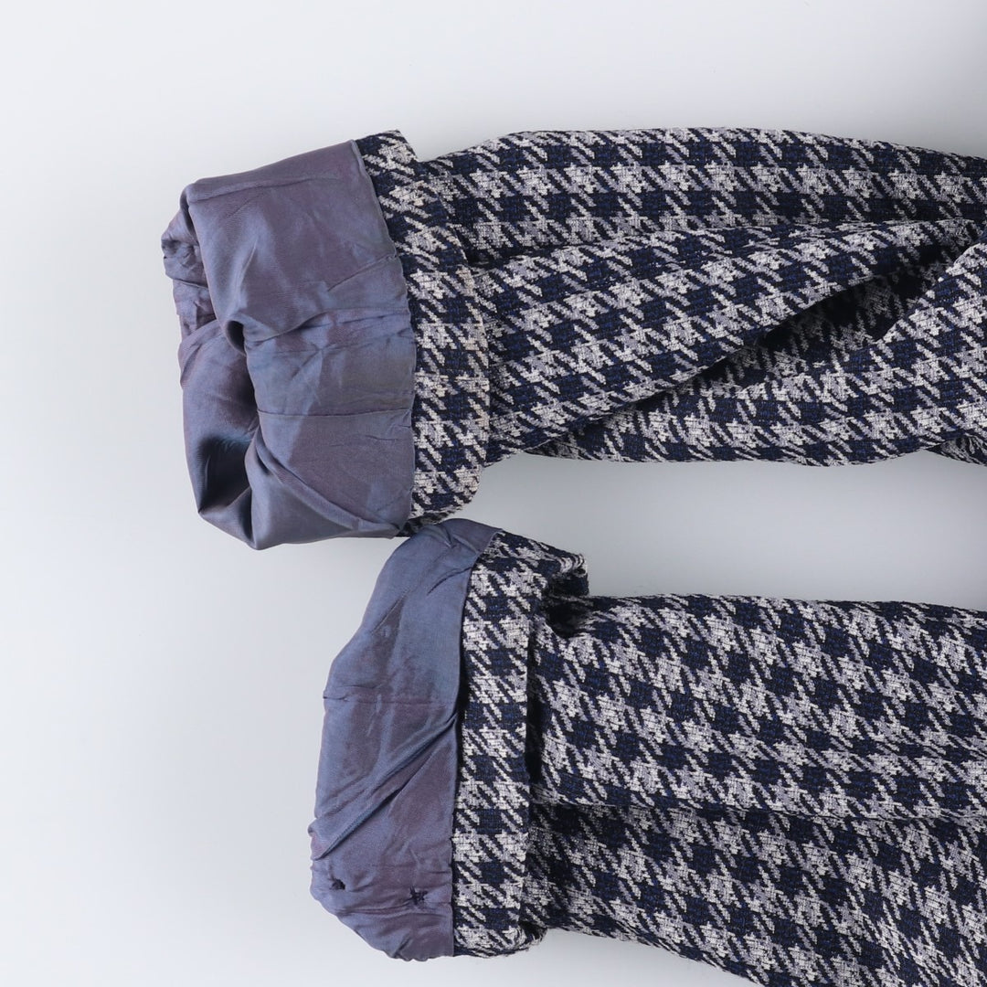 The Denver Houndstooth Pattern Tailored Jacket, Men's Size Small unclear gray type Vintage Second Hand