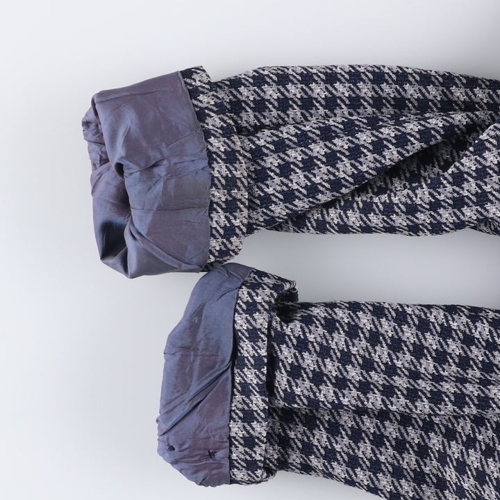 The Denver Houndstooth Pattern Tailored Jacket, Men's Size Small unclear gray type Vintage Second Hand