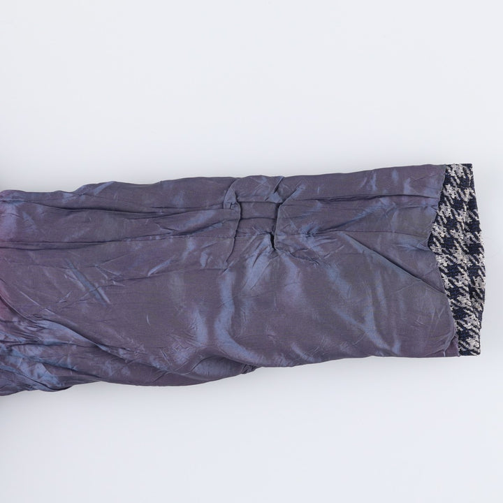 The Denver Houndstooth Pattern Tailored Jacket, Men's Size Small unclear gray type Vintage Second Hand