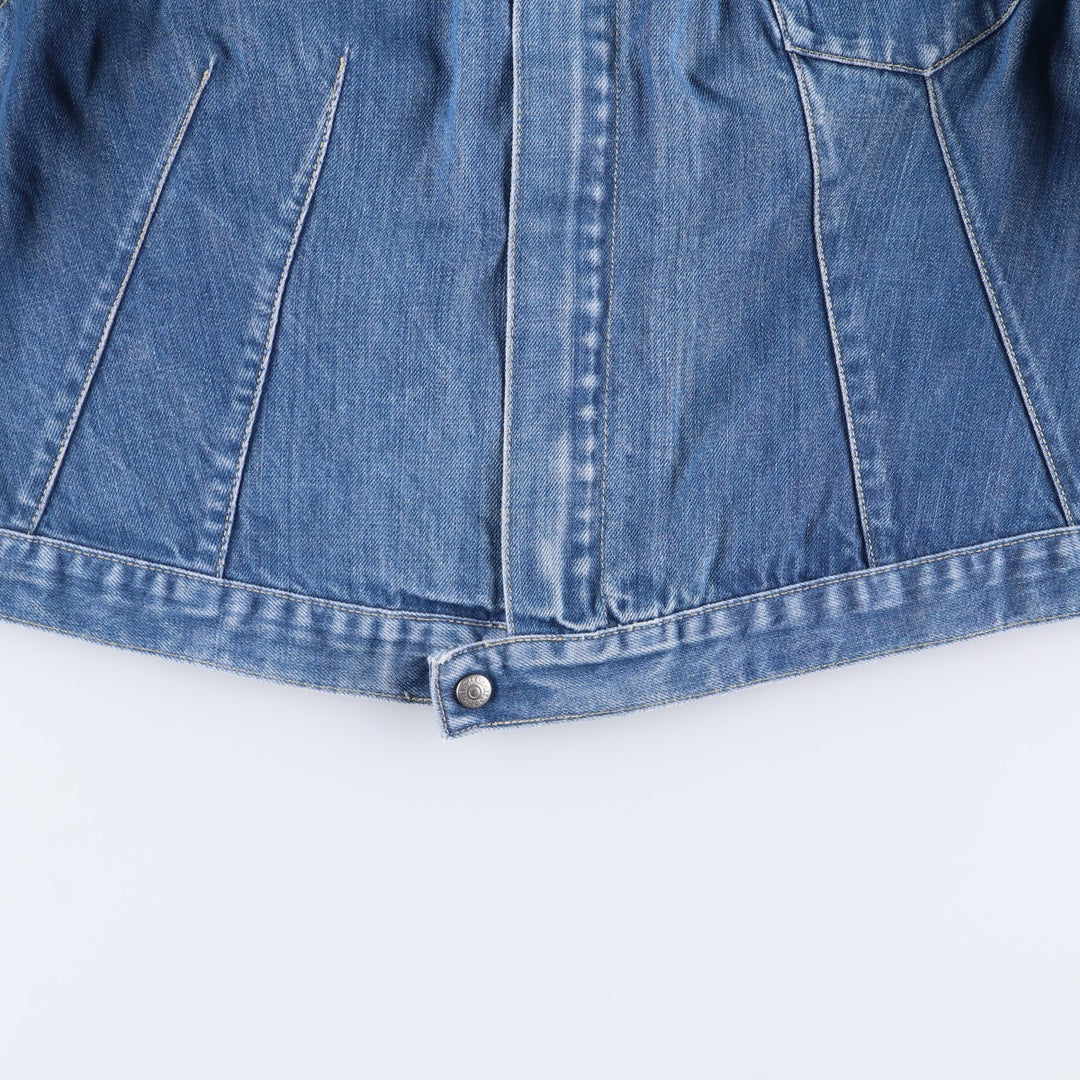 Levi's Engineered Euro Model Denim Zip-Up Jacket, Women's Size L cotton blue type Vintage Second Hand
