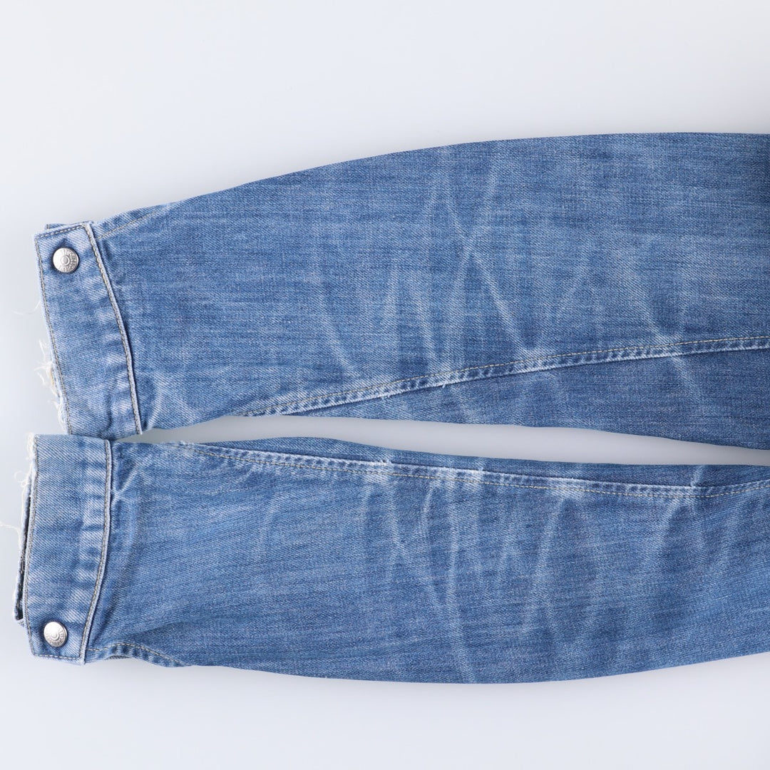 Levi's Engineered Euro Model Denim Zip-Up Jacket, Women's Size L cotton blue type Vintage Second Hand