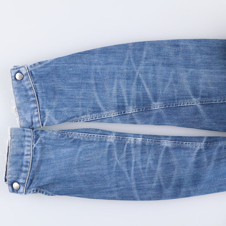 Levi's Engineered Euro Model Denim Zip-Up Jacket, Women's Size L cotton blue type Vintage Second Hand