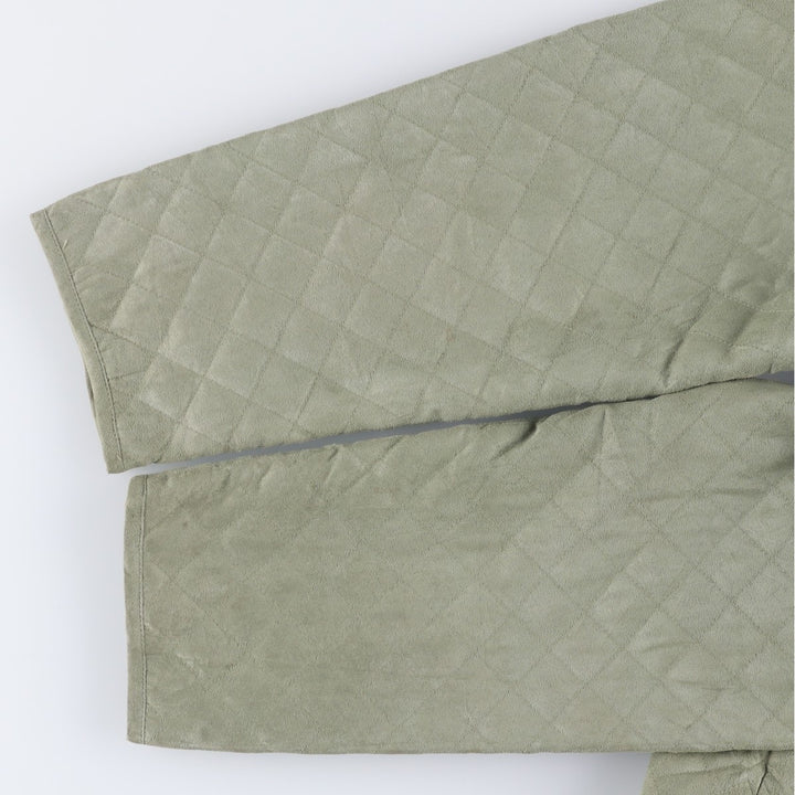 90s-00'S Cabelas Quilted Puffer Jacket, Women's, XXL, Vintage polyester Khaki type sage green Vintage Second Hand