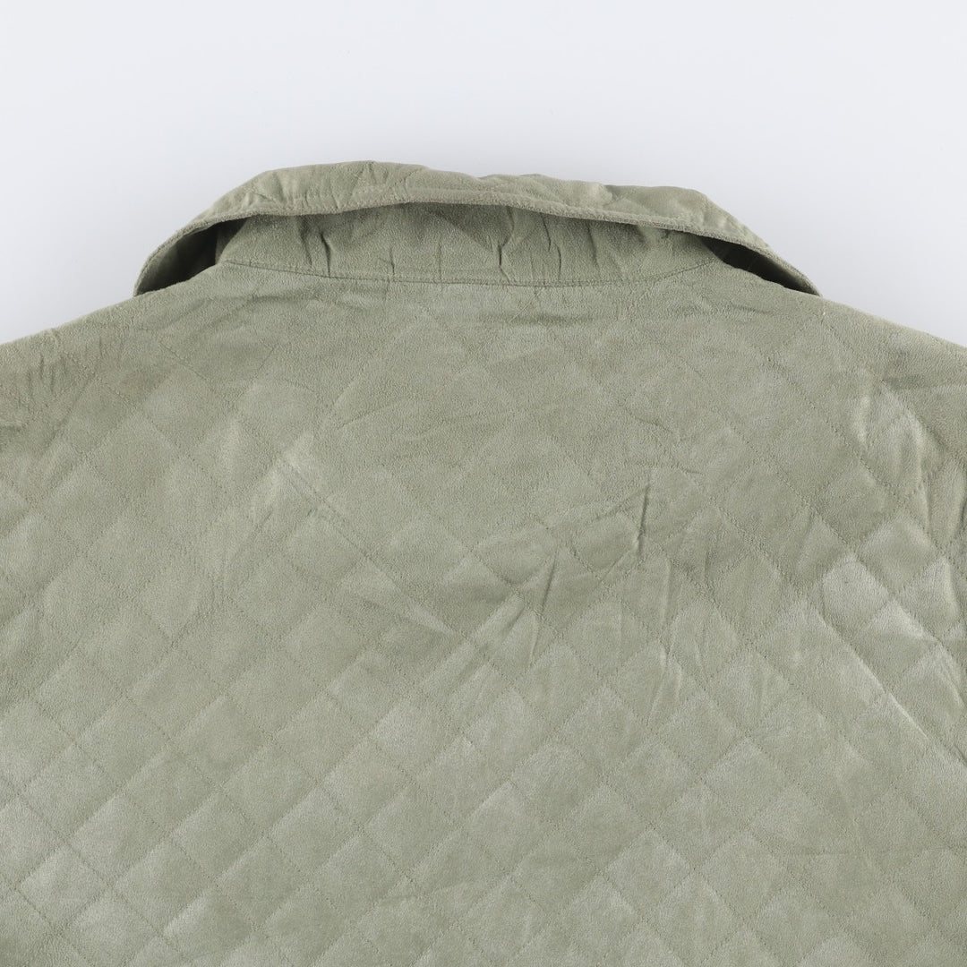 90s-00'S Cabelas Quilted Puffer Jacket, Women's, XXL, Vintage polyester Khaki type sage green Vintage Second Hand