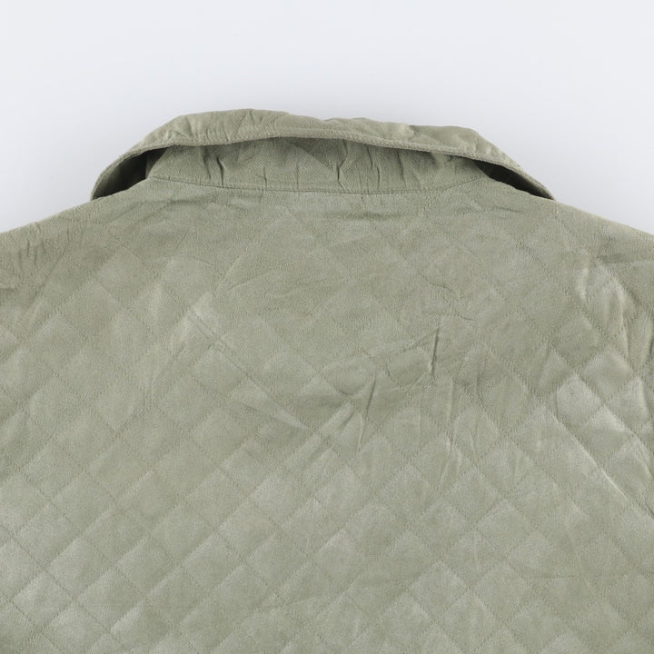 90s-00'S Cabelas Quilted Puffer Jacket, Women's, XXL, Vintage polyester Khaki type sage green Vintage Second Hand
