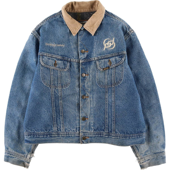 Vintage Mustang Storm Rider denim jacket, made in Canada, men's size XL cotton blue type Vintage Second Hand