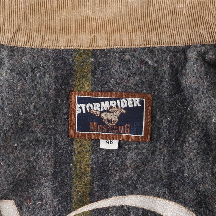 Vintage Mustang Storm Rider denim jacket, made in Canada, men's size XL cotton blue type Vintage Second Hand