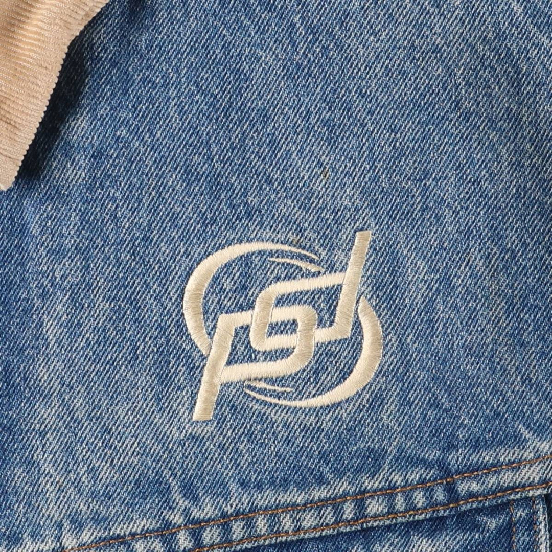 Vintage Mustang Storm Rider denim jacket, made in Canada, men's size XL cotton blue type Vintage Second Hand