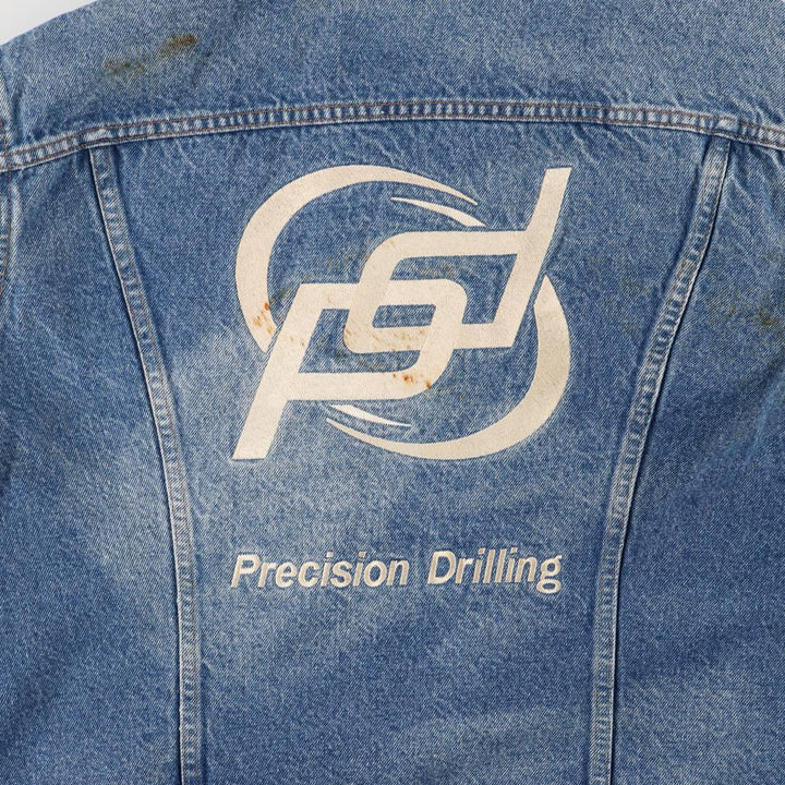 Vintage Mustang Storm Rider denim jacket, made in Canada, men's size XL cotton blue type Vintage Second Hand