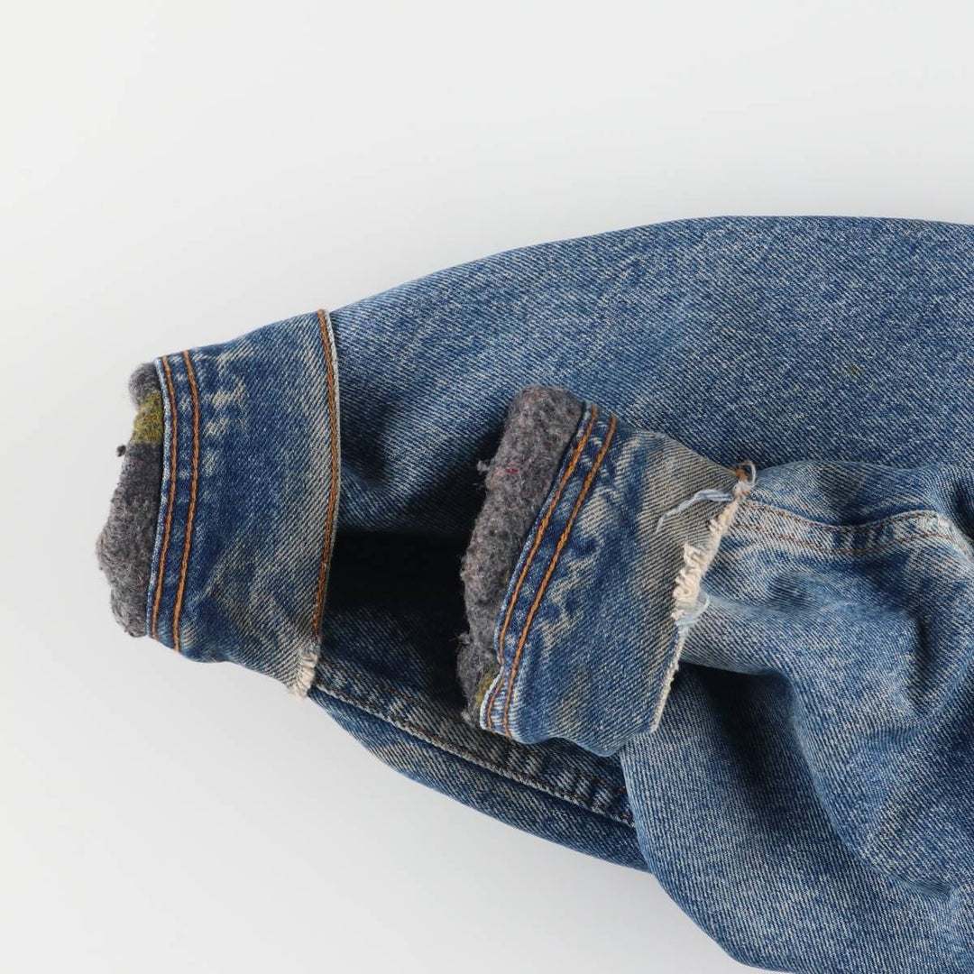 Vintage Mustang Storm Rider denim jacket, made in Canada, men's size XL cotton blue type Vintage Second Hand