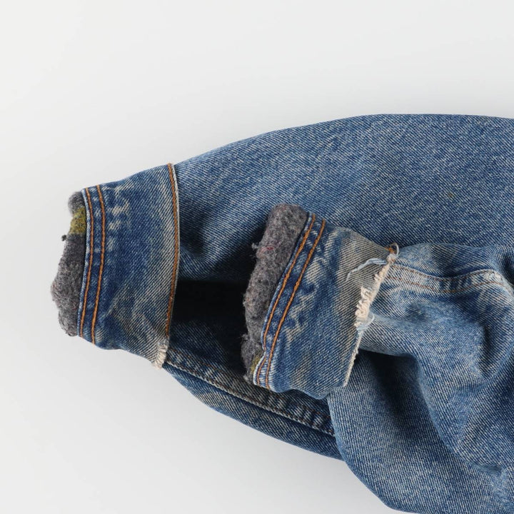 Vintage Mustang Storm Rider denim jacket, made in Canada, men's size XL cotton blue type Vintage Second Hand