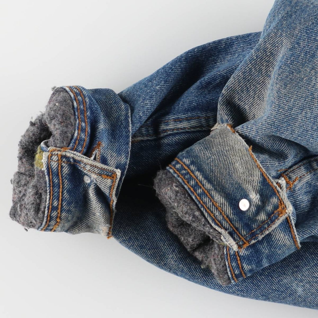 Vintage Mustang Storm Rider denim jacket, made in Canada, men's size XL cotton blue type Vintage Second Hand