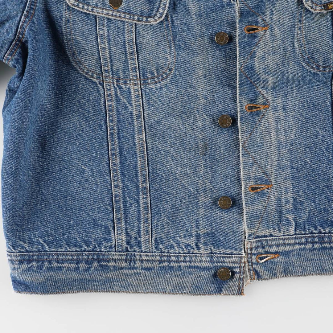 Vintage Mustang Storm Rider denim jacket, made in Canada, men's size XL cotton blue type Vintage Second Hand