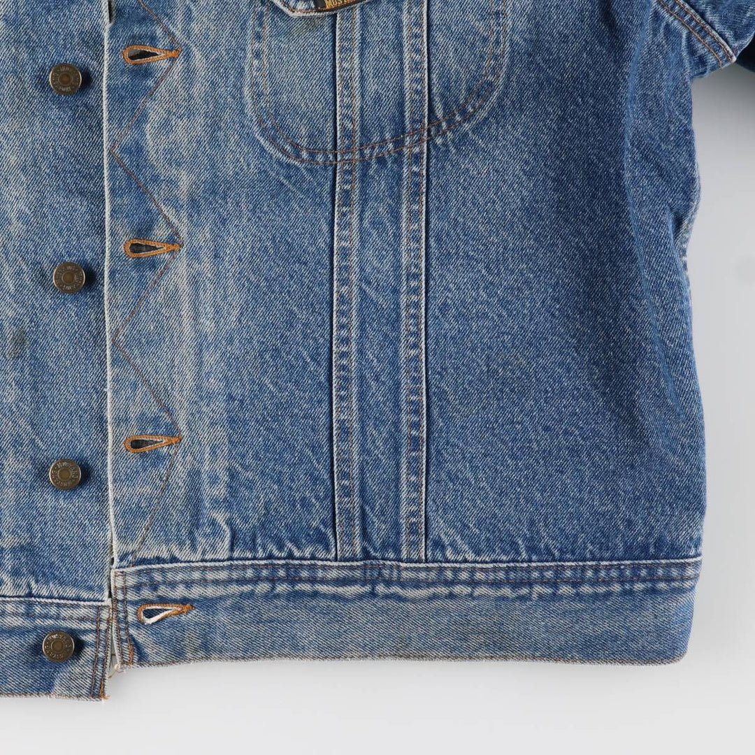 Vintage Mustang Storm Rider denim jacket, made in Canada, men's size XL cotton blue type Vintage Second Hand