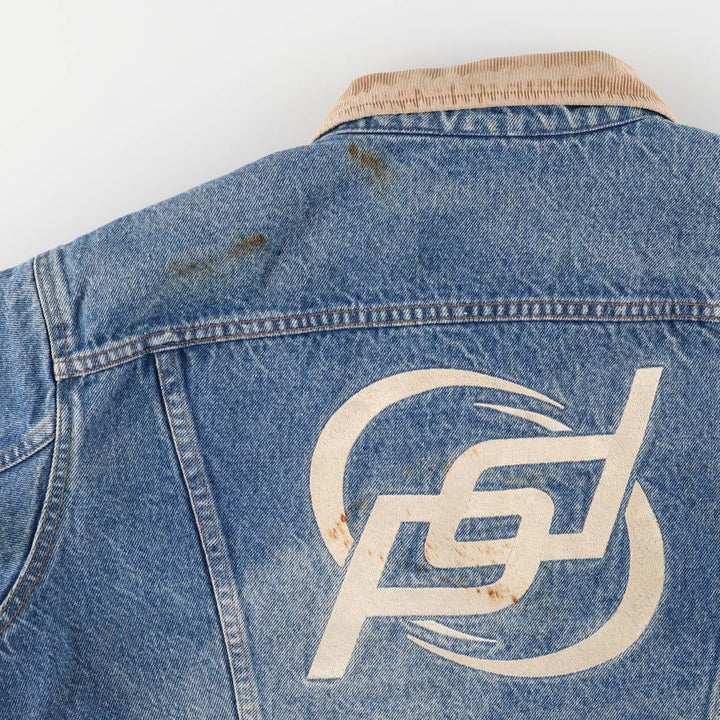 Vintage Mustang Storm Rider denim jacket, made in Canada, men's size XL cotton blue type Vintage Second Hand