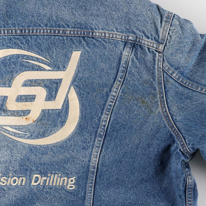 Vintage Mustang Storm Rider denim jacket, made in Canada, men's size XL cotton blue type Vintage Second Hand