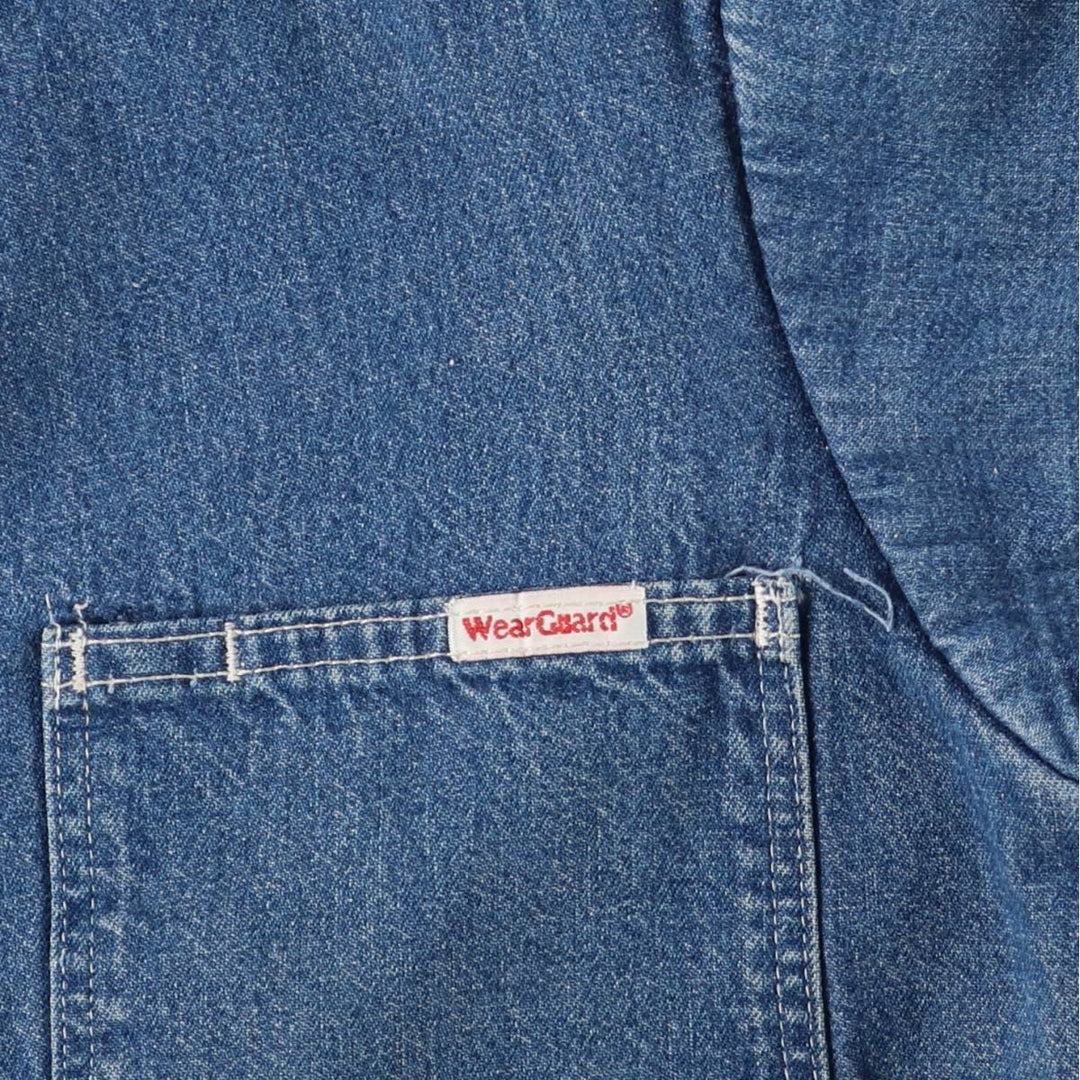 Vintage 1980'S WearGuard denim jacket, made in the USA, size S, men's cotton blue type Vintage Second Hand
