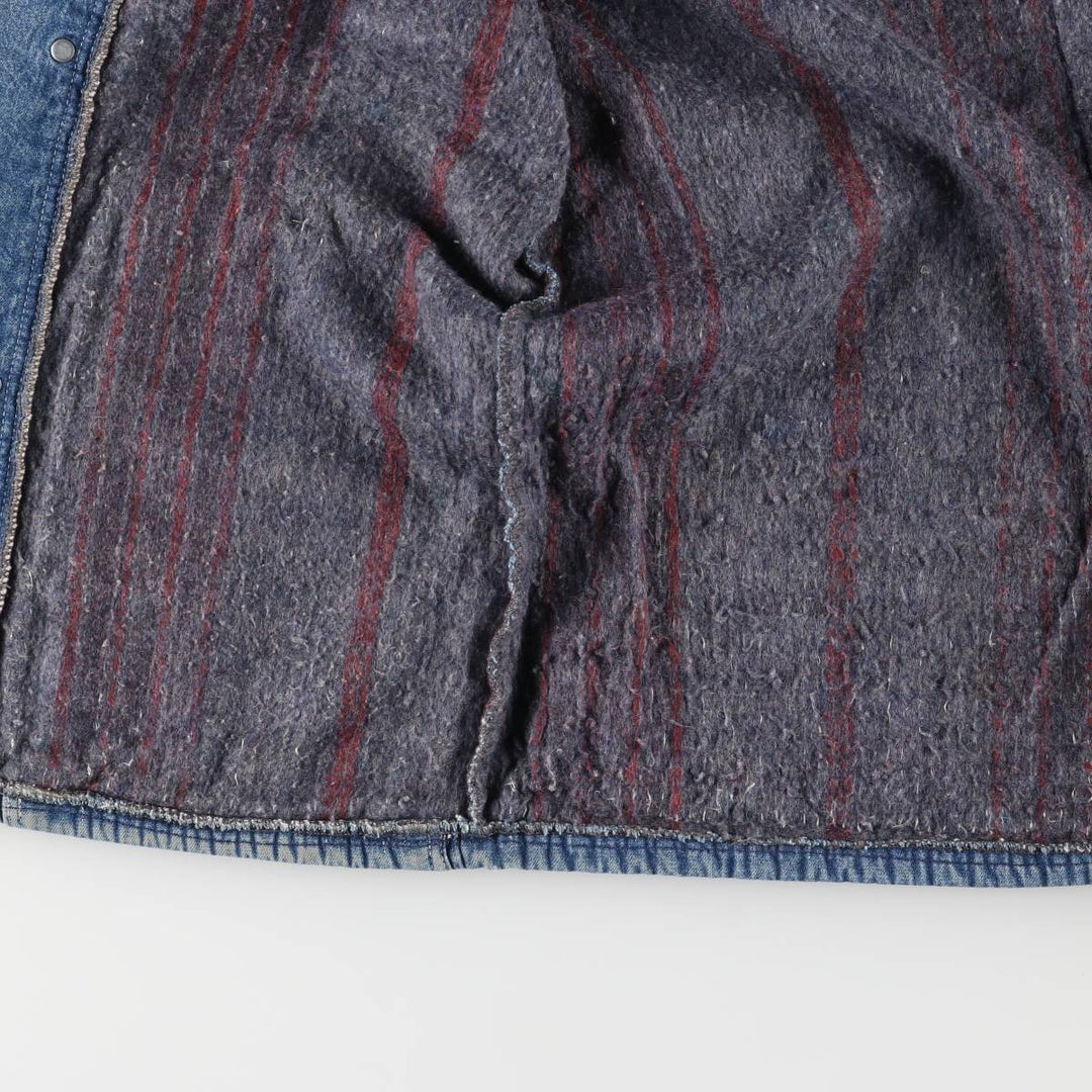 Vintage 1980'S WearGuard denim jacket, made in the USA, size S, men's cotton blue type Vintage Second Hand