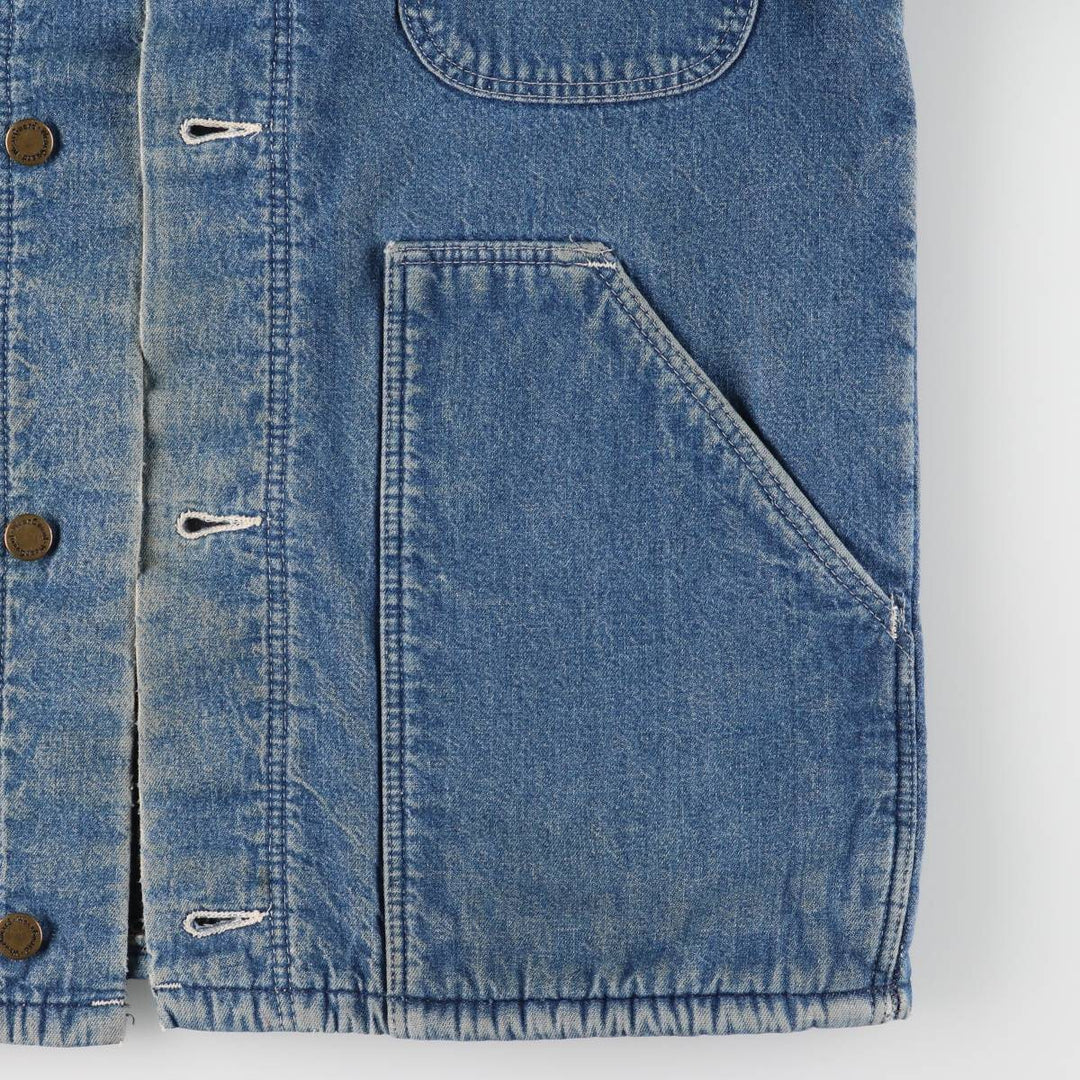 Vintage 1980'S WearGuard denim jacket, made in the USA, size S, men's cotton blue type Vintage Second Hand