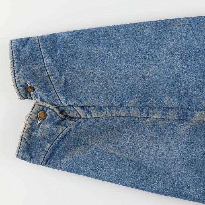 Vintage 1980'S WearGuard denim jacket, made in the USA, size S, men's cotton blue type Vintage Second Hand