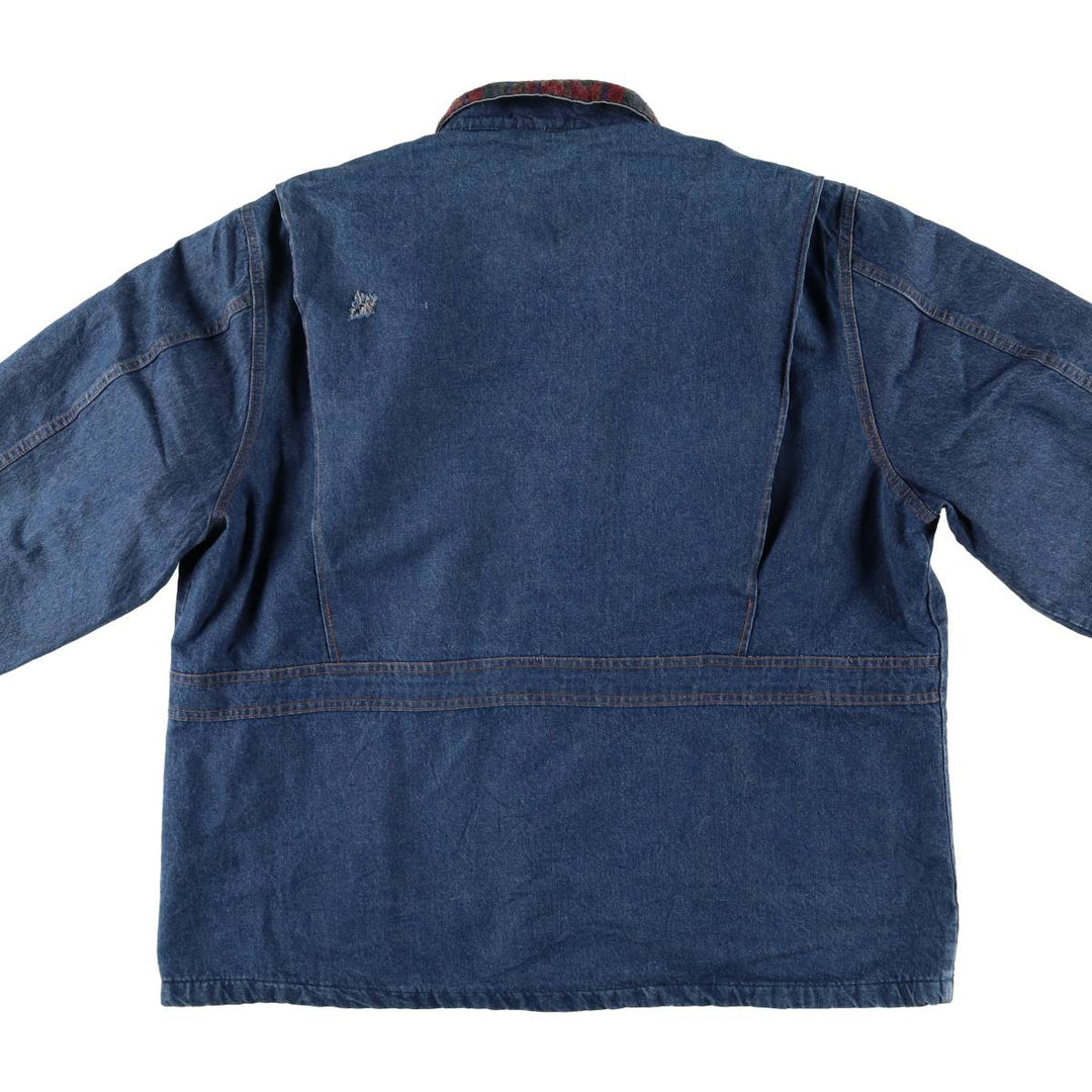 Vintage 1980'S Walls denim coveralls, men's size XXL unclear blue type Vintage Second Hand