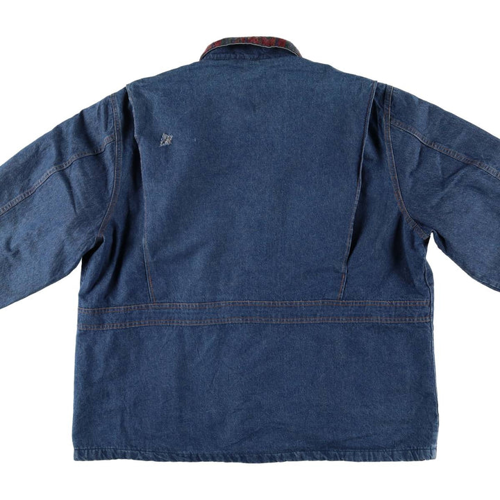 Vintage 1980'S Walls denim coveralls, men's size XXL unclear blue type Vintage Second Hand