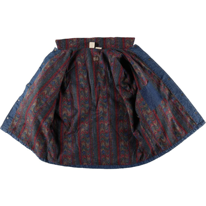 Vintage 1980'S Walls denim coveralls, men's size XXL unclear blue type Vintage Second Hand