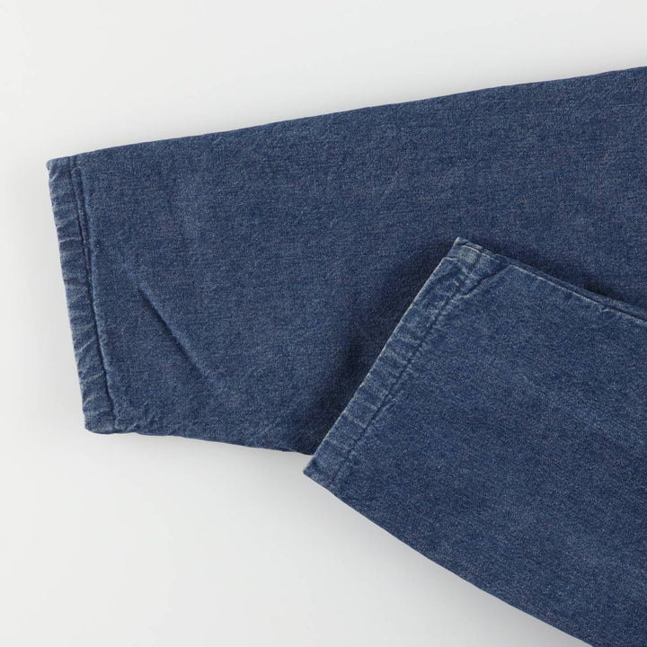 Vintage 1980'S Walls denim coveralls, men's size XXL unclear blue type Vintage Second Hand