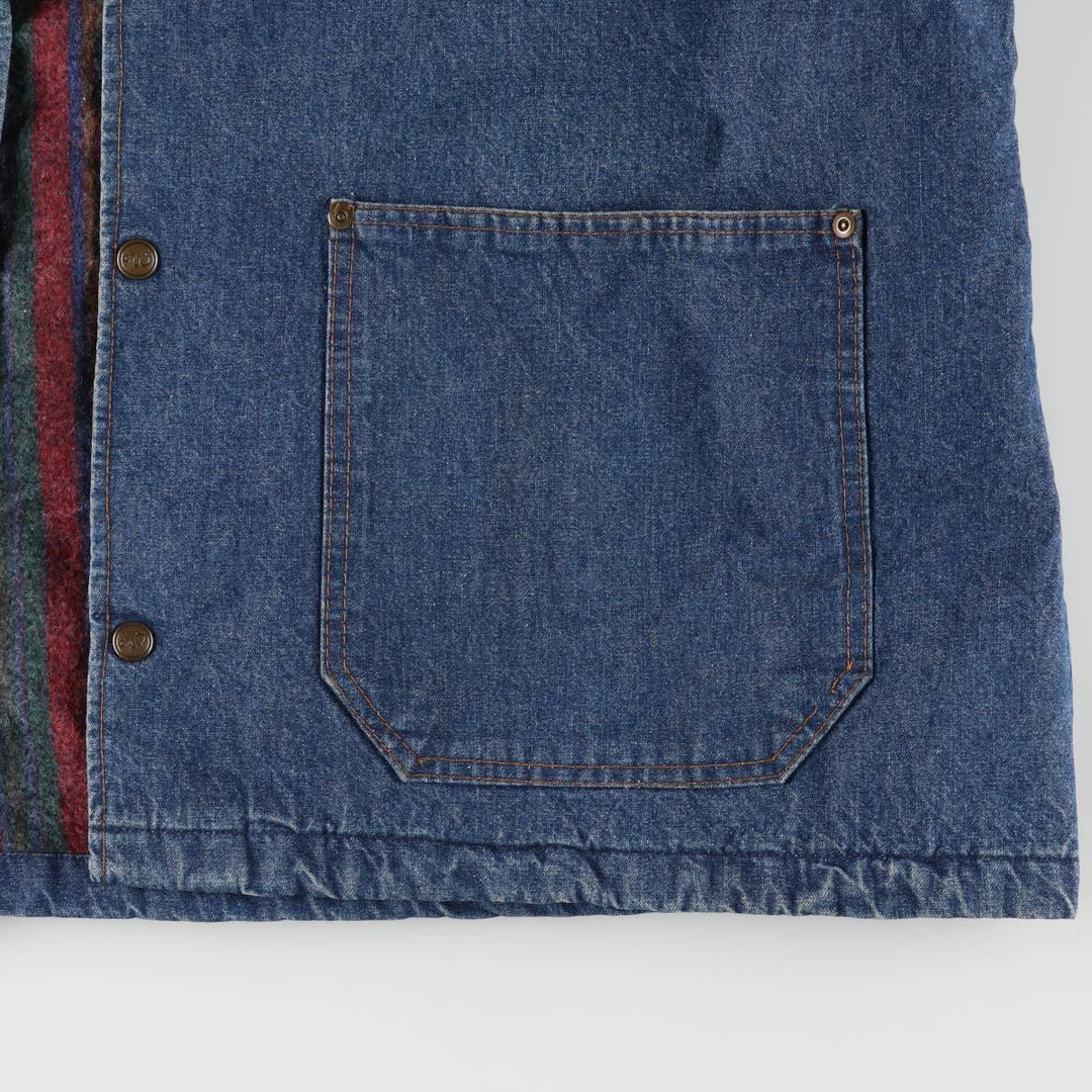 Vintage 1980'S Walls denim coveralls, men's size XXL unclear blue type Vintage Second Hand