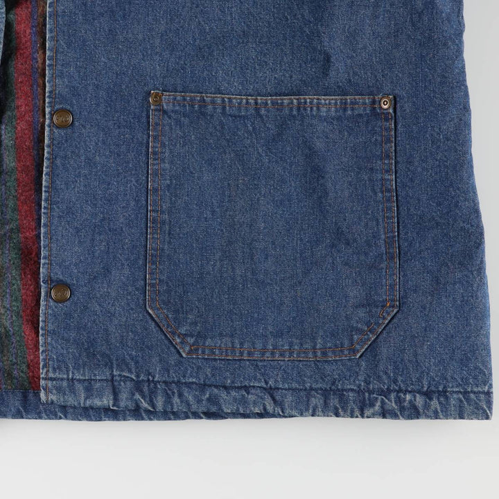 Vintage 1980'S Walls denim coveralls, men's size XXL unclear blue type Vintage Second Hand