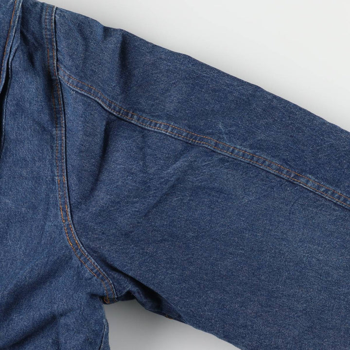 Vintage 1980'S Walls denim coveralls, men's size XXL unclear blue type Vintage Second Hand