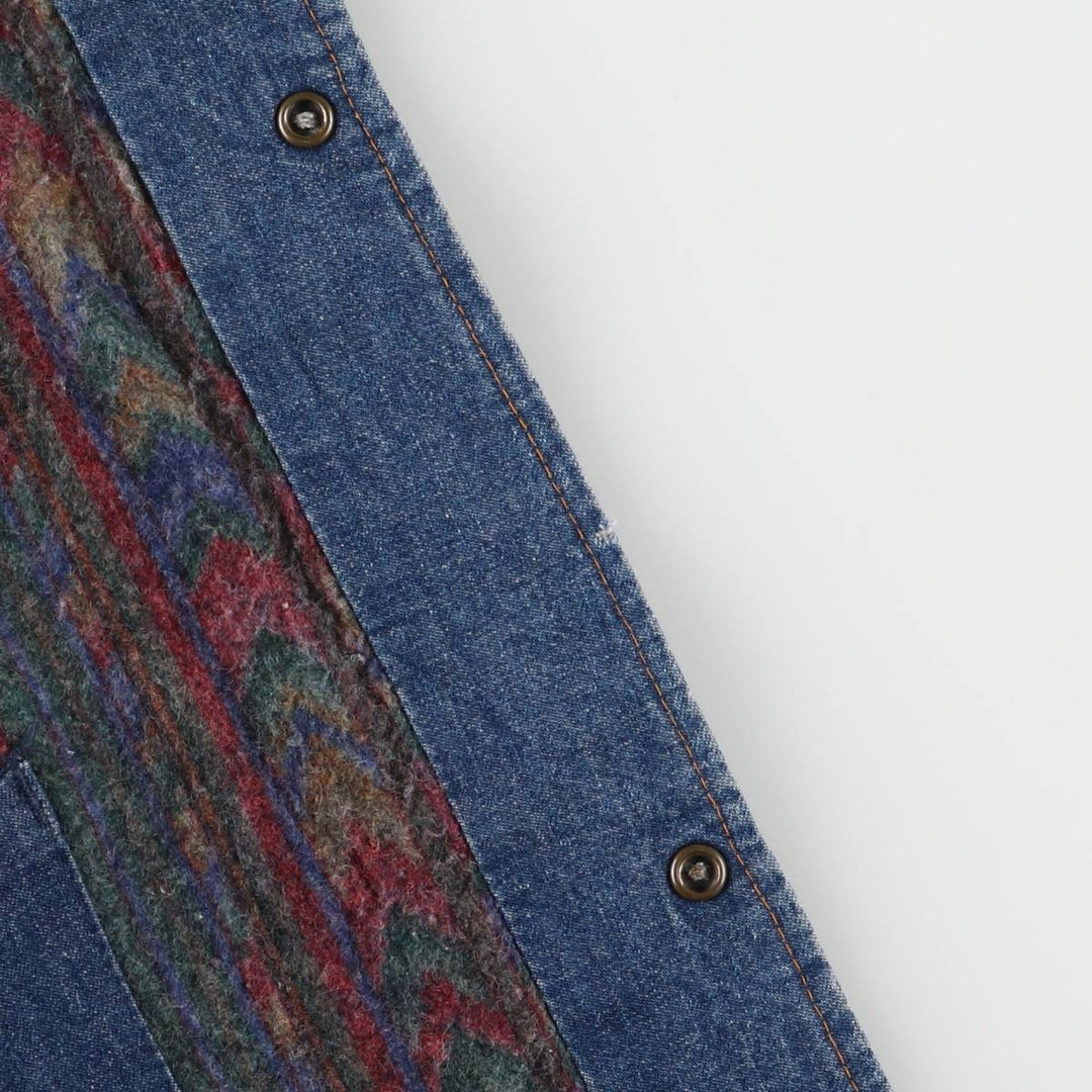 Vintage 1980'S Walls denim coveralls, men's size XXL unclear blue type Vintage Second Hand