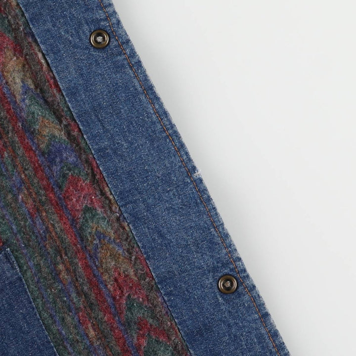 Vintage 1980'S Walls denim coveralls, men's size XXL unclear blue type Vintage Second Hand