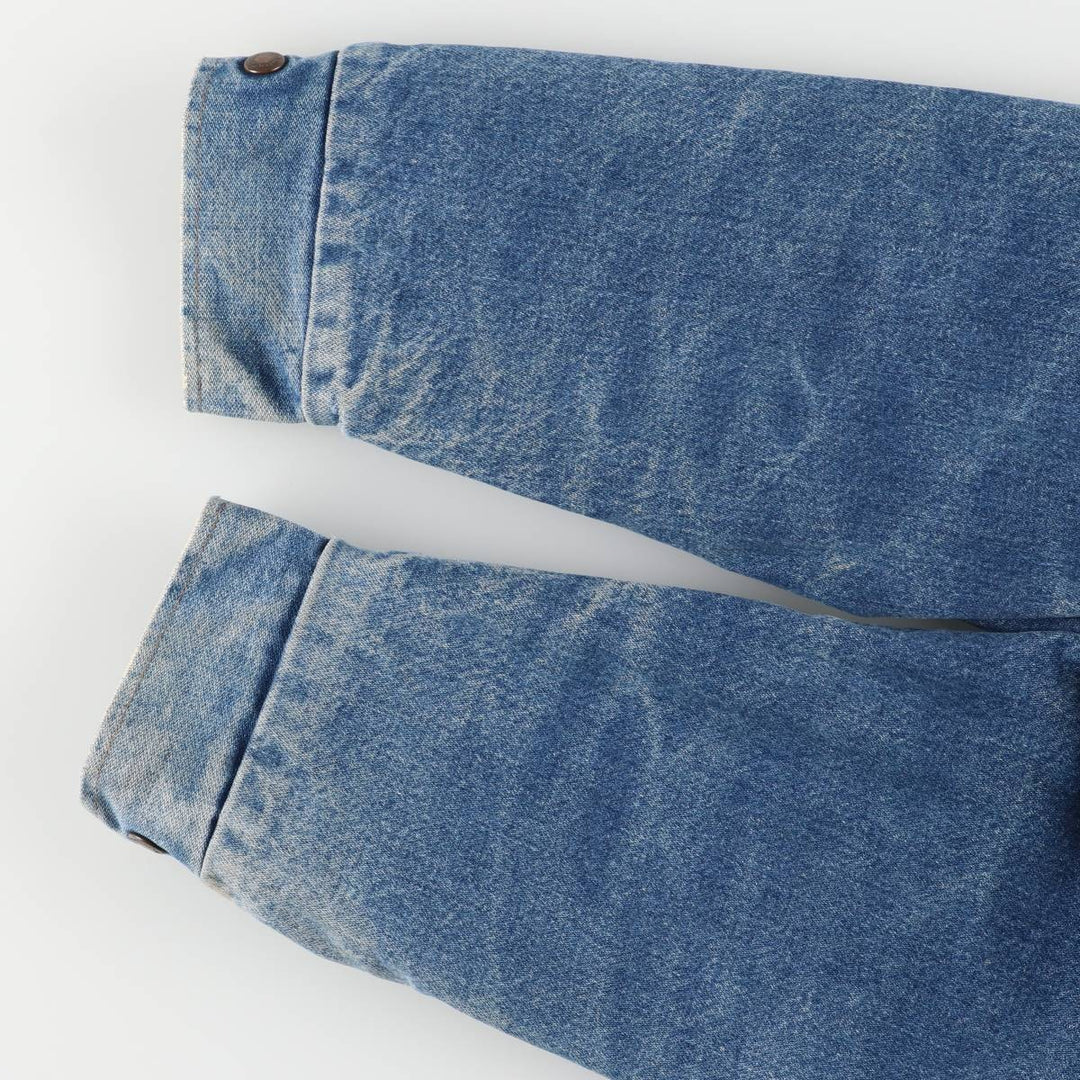 Vintage Wrangler denim jacket, size L, men's size L unclear blue type Vintage Second Hand