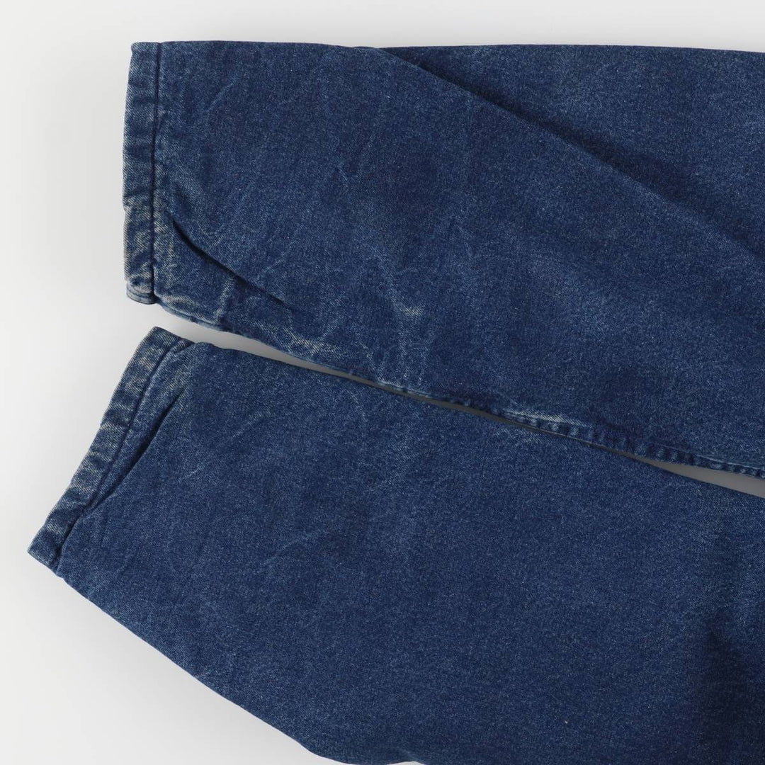 Vintage 1990'S Dickies denim coverall, made in the USA, size L, men's cotton navy blue type Vintage Second Hand