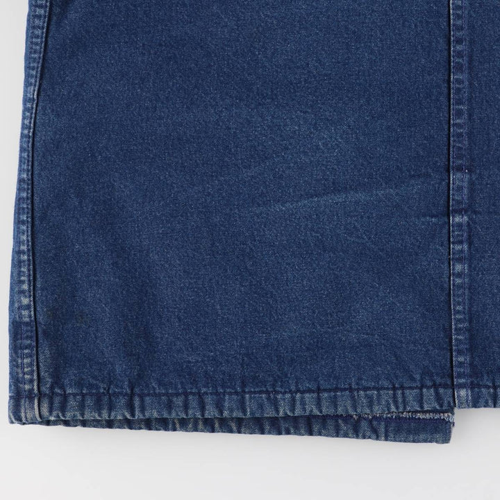 Vintage 1990'S Dickies denim coverall, made in the USA, size L, men's cotton navy blue type Vintage Second Hand