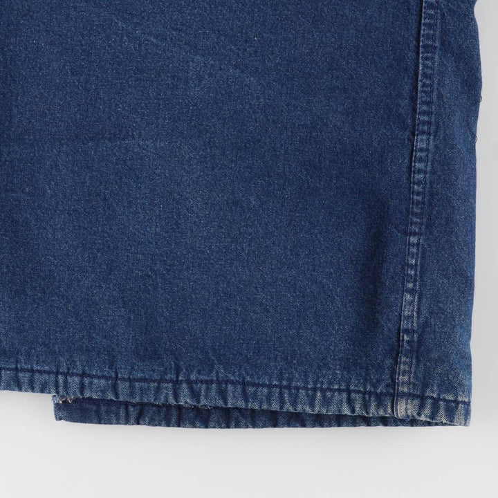 Vintage 1990'S Dickies denim coverall, made in the USA, size L, men's cotton navy blue type Vintage Second Hand