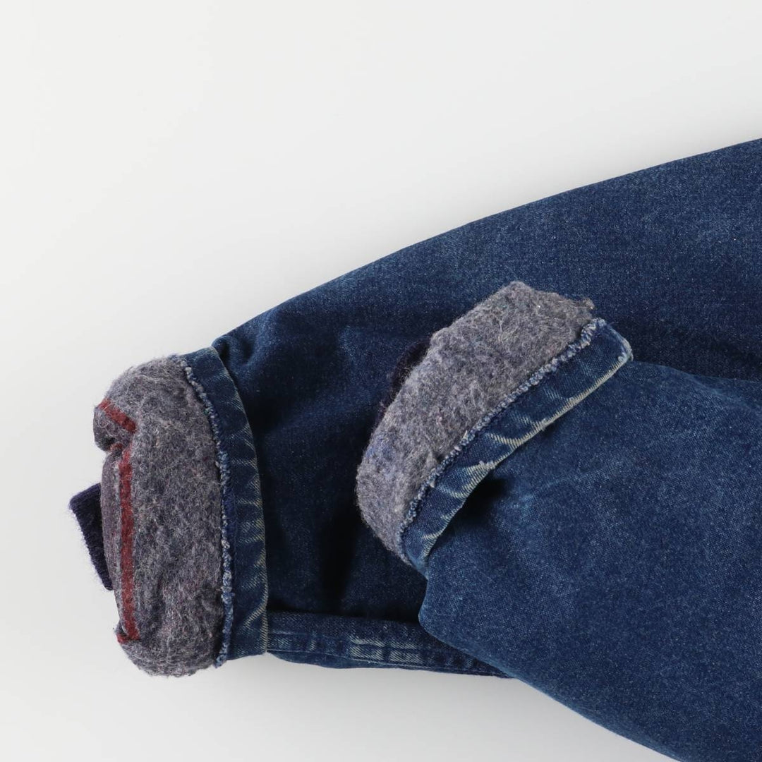 Vintage 1990'S Dickies denim coverall, made in the USA, size L, men's cotton navy blue type Vintage Second Hand