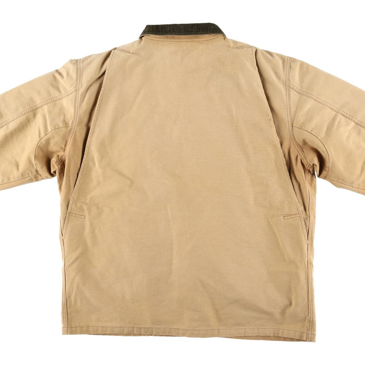 70s-80'S LLBean Duck Hunting Jacket, Men's Size XL unclear Beige type Vintage Second Hand