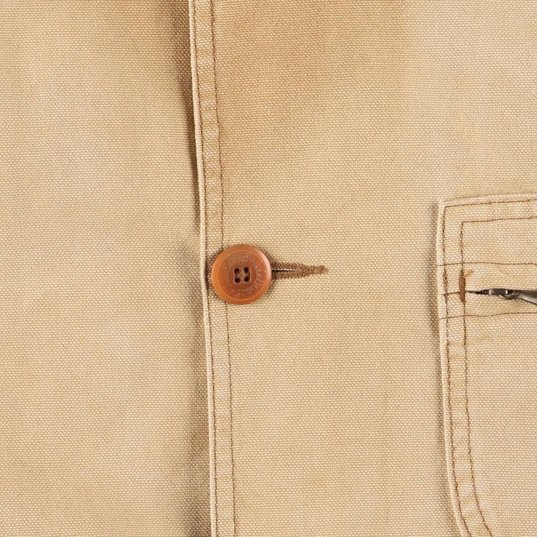 70s-80'S LLBean Duck Hunting Jacket, Men's Size XL unclear Beige type Vintage Second Hand