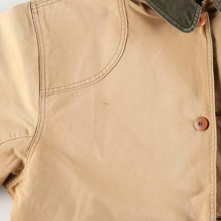 70s-80'S LLBean Duck Hunting Jacket, Men's Size XL unclear Beige type Vintage Second Hand