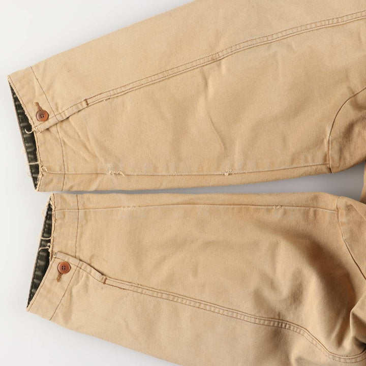 70s-80'S LLBean Duck Hunting Jacket, Men's Size XL unclear Beige type Vintage Second Hand