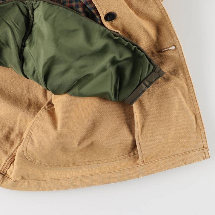 70s-80'S LLBean Duck Hunting Jacket, Men's Size XL unclear Beige type Vintage Second Hand